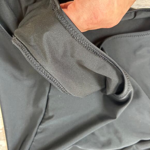 Aerie Black Wrap Tie One-Piece Swimsuit | Size S - Picture 7 of 7